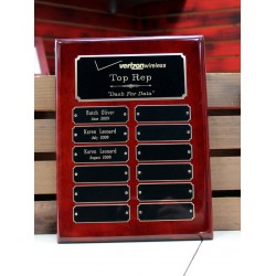 Piano Finish Perpetual Plaque