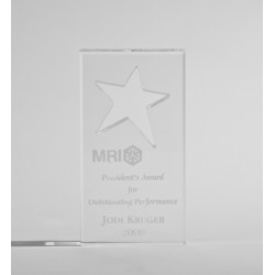 1-Star Knockout Acrylic Award